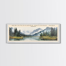 Load image into Gallery viewer, Berchtesgaden National Park COUNTRY Travel Poster Print, Framed Canvas Print, COUNTRY Travel Art, Wood Framed Art, Wall Hanging, Home Decor