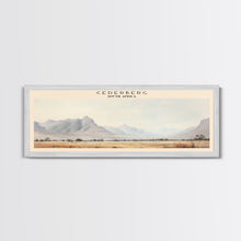 Cargar imagen en el visor de la galería, Cederberg COUNTRY Travel Poster Print, Framed Canvas Print, COUNTRY Travel Art, Wood Framed Art, Wall Hanging, Home Decor