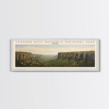 Cargar imagen en el visor de la galería, Chapada dos Guimarães National Park Framed Canvas Print Travel Poster | Wall Art | Home Decor | Gift For Travel Lover | Wall Hanging | Original Art