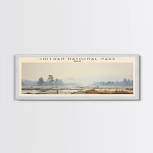 Cargar imagen en el visor de la galería, Chitwan National Park Travel Print Wall Art, Travel Poster Print, Retro Style COUNTRY Home Decor, Wall Hanging, Travel Gift Idea, Unique Metal Art