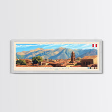 Carregar imagem no visualizador da galeria, Ayacucho, Peru Panoramic Travel Poster Canvas Print, Ayacucho, Peru Painting, Peru Art, Ayacucho Travel Art, Guest Room Painting