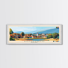 Load image into Gallery viewer, Botshabelo, South Africa Travel Poster Panoramic Canvas Print, Botshabelo, South Africa Painting, South Africa Art, Botshabelo Travel Art, Guest Room Painting