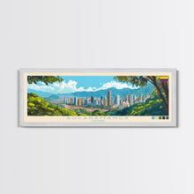 Carregar imagem no visualizador da galeria, Bucaramanga, Colombia Panoramic Travel Poster Canvas Print, Bucaramanga, Colombia Painting, Colombia Art, Bucaramanga Travel Art, Guest Room Painting