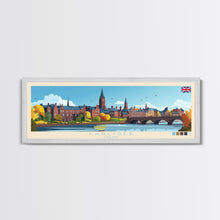 Carregar imagem no visualizador da galeria, Carlisle, England Travel Poster Panoramic Canvas Print, Carlisle, England Painting, England Art, Carlisle Travel Art, Guest Room Painting