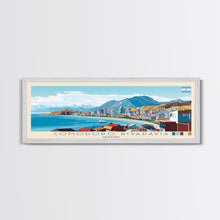 Cargar imagen en el visor de la galería, Comodoro Rivadavia, Argentina Panoramic Travel Poster Canvas Print, Comodoro Rivadavia, Argentina Painting, Argentina Art, Comodoro Rivadavia Panoramic Travel Art, Travel Painting