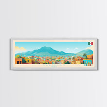 Load image into Gallery viewer, Culiacan, Mexico Panoramic Travel Poster Canvas Print, Culiacan, Mexico Painting, Mexico Art, Culiacan Panoramic Travel Art, Travel Painting