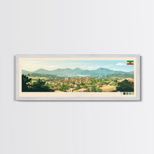 Load image into Gallery viewer, Dessie, Ethiopia Panoramic Travel Poster Canvas Print, Dessie, Ethiopia Painting, Ethiopia Art, Dessie Panoramic Travel Art, Travel Painting
