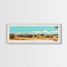 Load image into Gallery viewer, Diepsloot, South Africa Panoramic Travel Poster Canvas Print, Diepsloot, South Africa Painting, South Africa Art, Diepsloot Travel Art, Living Room Painting