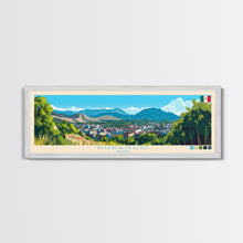 Load image into Gallery viewer, Durham, England Panoramic Travel Poster Canvas Print, Durham, England Painting, England Art, Durham Panoramic Travel Art, Travel Painting