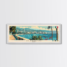 Carregar imagem no visualizador da galeria, Acapulco, Mexico Panoramic Canvas Print, Acapulco, Mexico Painting, Mexico Art, Acapulco Travel Poster, Travel Art, Guest Room Painting
