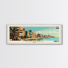 Carregar imagem no visualizador da galeria, Alexandria, Egypt Panoramic Canvas Print, Alexandria, Egypt Painting, Egypt Art, Alexandria Travel Poster, Travel Art, Guest Room Painting