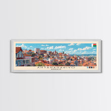 Load image into Gallery viewer, Antananarivo, Madagascar Panoramic Canvas Print, Antananarivo, Madagascar Painting, Madagascar Art, Antananarivo Travel Poster, Travel Art, Living Room Painting