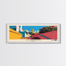 Load image into Gallery viewer, Asuncion, Paraguay Panoramic Canvas Print, Asuncion, Paraguay Painting, Paraguay Art, Asuncion Travel Poster, Travel Art, Living Room Painting