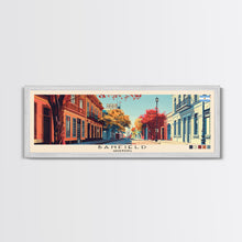 Load image into Gallery viewer, Banfield, Argentina Panoramic Canvas Print, Banfield, Argentina Painting, Argentina Art, Banfield Travel Poster, Travel Art, Guest Room Painting