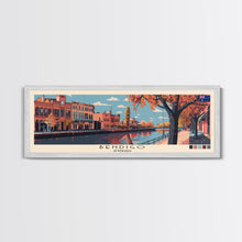 Load image into Gallery viewer, Bendigo, Australia Panoramic Canvas Print, Bendigo, Australia Painting, Australia Art, Bendigo Travel Poster, Travel Art, Guest Room Painting