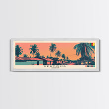 Load image into Gallery viewer, Bertoua, Cameroon Panoramic Canvas Print, Bertoua, Cameroon Painting, Cameroon Art, Bertoua Travel Poster, Travel Art, Guest Room Painting