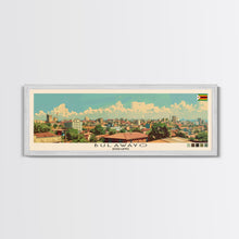 Cargar imagen en el visor de la galería, Bulawayo, Zimbabwe Panoramic Canvas Print, Bulawayo, Zimbabwe Painting, Zimbabwe Art, Bulawayo Travel Poster, Travel Art, Housewarming Gift