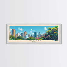 Carregar imagem no visualizador da galeria, Campinas, Brazil Panoramic Canvas Print, Campinas, Brazil Painting, Brazil Art, Campinas Travel Poster, Travel Art, Housewarming Gift