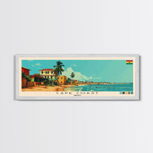 Carregar imagem no visualizador da galeria, Cape Coast, Ghana Panoramic Canvas Print, Cape Coast, Ghana Painting, Ghana Art, Cape Coast Travel Poster, Travel Art, Living Room Painting