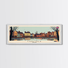 Carregar imagem no visualizador da galeria, Carlisle, England Panoramic Canvas Print, Carlisle, England Painting, England Art, Carlisle Travel Poster, Travel Art, Vacation Gift