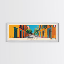 Cargar imagen en el visor de la galería, Centro, Mexico Panoramic Canvas Print, Centro, Mexico Painting, Mexico Art, Centro Travel Poster, Travel Art, Living Room Painting