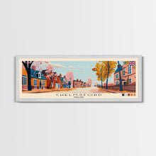 Cargar imagen en el visor de la galería, Chelmsford, England Panoramic Canvas Print, Chelmsford, England Painting, England Art, Chelmsford Travel Poster, Travel Art, Guest Room Painting