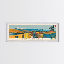 Cargar imagen en el visor de la galería, Chimalhuacan, Mexico Panoramic Canvas Print, Chimalhuacan, Mexico Painting, Mexico Art, Chimalhuacan Travel Poster, Travel Art, Living Room Painting