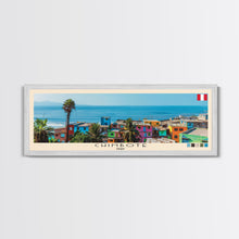 Cargar imagen en el visor de la galería, Chimbote, Peru Panoramic Canvas Print, Chimbote, Peru Painting, Peru Art, Chimbote Travel Poster, Travel Art, Housewarming Gift