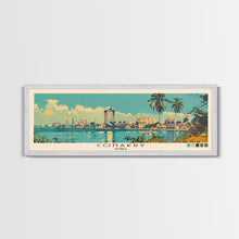Cargar imagen en el visor de la galería, Conakry, Guinea Panoramic Canvas Print, Conakry, Guinea Painting, Guinea Art, Conakry Travel Poster, Travel Art, Vacation Gift