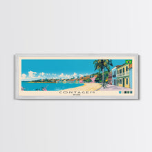 Cargar imagen en el visor de la galería, Contagem, Brazil Panoramic Canvas Print, Contagem, Brazil Painting, Brazil Art, Contagem Travel Poster, Travel Art, Guest Room Painting