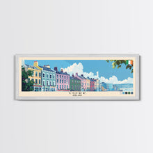 Cargar imagen en el visor de la galería, Cork, Ireland Panoramic Canvas Print, Cork, Ireland Painting, Ireland Art, Cork Travel Poster, Travel Art, Guest Room Painting