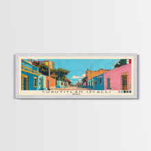 Load image into Gallery viewer, Cuautitlan Izcalli, Mexico Panoramic Canvas Print, Cuautitlan Izcalli, Mexico Painting, Mexico Art, Cuautitlan Izcalli Travel Poster, Travel Art, Guest Room Painting