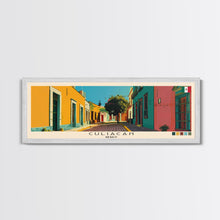 Load image into Gallery viewer, Culiacan, Mexico Panoramic Canvas Print, Culiacan, Mexico Painting, Mexico Art, Culiacan Travel Poster, Travel Art, Living Room Painting