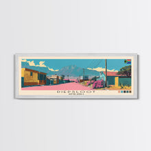Load image into Gallery viewer, Diepsloot, South Africa Panoramic Canvas Print, Diepsloot, South Africa Painting, South Africa Art, Diepsloot Travel Poster, Travel Art, Guest Room Painting