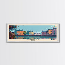 Load image into Gallery viewer, Dundalk, Ireland Panoramic Canvas Print, Dundalk, Ireland Painting, Ireland Art, Dundalk Travel Poster, Travel Art, Guest Room Painting