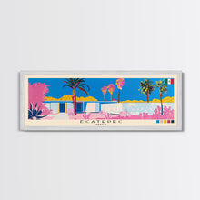 Load image into Gallery viewer, Ecatepec, Mexico Panoramic Canvas Print, Ecatepec, Mexico Painting, Mexico Art, Ecatepec Travel Poster, Travel Art, Guest Room Painting