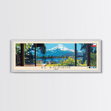 Load image into Gallery viewer, El Bosque, Chile Panoramic Canvas Print, El Bosque, Chile Painting, Chile Art, El Bosque Travel Poster, Travel Art, Guest Room Painting