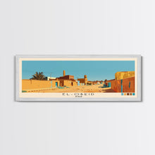 Load image into Gallery viewer, El-Obeid, Sudan Panoramic Canvas Print, El-Obeid, Sudan Painting, Sudan Art, El-Obeid Travel Poster, Travel Art, Vacation Gift