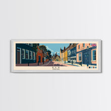 Load image into Gallery viewer, Ely, England Panoramic Canvas Print, Ely, England Painting, England Art, Ely Travel Poster, Travel Art, Living Room Painting