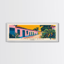 Carregar imagem no visualizador da galeria, Floridablanca, Colombia Panoramic Canvas Print, Floridablanca, Colombia Painting, Colombia Art, Floridablanca Travel Poster, Travel Art, Housewarming Gift