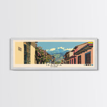 Load image into Gallery viewer, Ibarra, Ecuador Panoramic Canvas Print, Ibarra, Ecuador Painting, Ecuador Art, Ibarra Travel Poster, Travel Art, Housewarming Gift