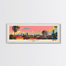 Carregar imagem no visualizador da galeria, Lusaka, Zambia Panoramic Canvas Print, Lusaka, Zambia Painting, Zambia Art, Lusaka Travel Poster, Travel Art, Guest Room Painting