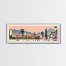 Carregar imagem no visualizador da galeria, Santa Cruz de la Sierra, Bolivia Panoramic Canvas Print, Santa Cruz de la Sierra, Bolivia Painting, Bolivia Art, Santa Cruz de la Sierra Travel Poster, Travel Art, Housewarming Gift