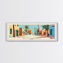 Carregar imagem no visualizador da galeria, al-Mansura, Egypt Panoramic Canvas Print, al-Mansura, Egypt Painting, Egypt Art, al-Mansura Travel Poster, Travel Art, Vacation Gift