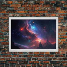Load image into Gallery viewer, Galaxy Space Stars Universe Fine Art Print, Wall Art Print, Wall Poster, Wall Décor