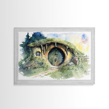 Load image into Gallery viewer, Bang End Painting Framed Canvas Print, Lord, Fantasy Art, Framed Wall Art, Fantasy Decor, A Hole In The Wall