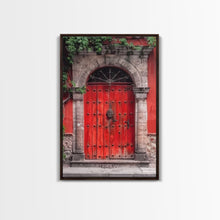 Cargar imagen en el visor de la galería, Change1 Mexican Wall Art, Framed Canvas Print, Old Town Mexico Architecture Wall Art, Framed Art