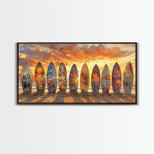 Carregar imagem no visualizador da galeria, Fall decor, beach Christmas art, tropical Christmas, canvas print, beach Christmas, seasonal wall art, holiday wall art