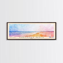 Carregar imagem no visualizador da galeria, Auroville Beach, India Watercolor Beach Print, Vacation Gift, India Wall Art, Framed Canvas Print, Framed Beach Painting