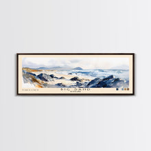 Load image into Gallery viewer, Big Sand, Scotland Watercolor Beach Print, Vacation Gift, Scotland Wall Art, Beach Painting, Beach Decor, Beach Painting